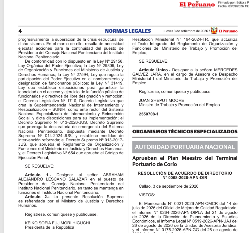 Aprobacion plan Maestro Portuario Mega Puerto de Corio PDF